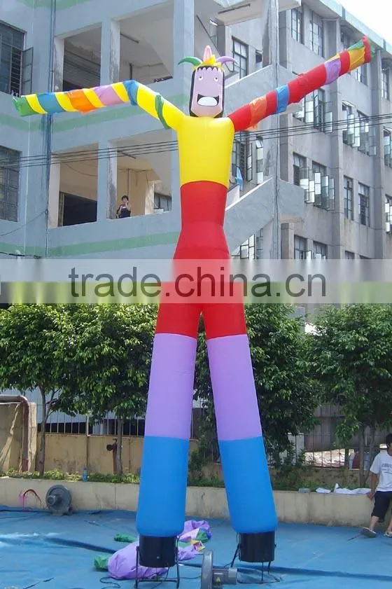 EN14960 custom commercial mini inflatable sky air dancer dancing man for sale