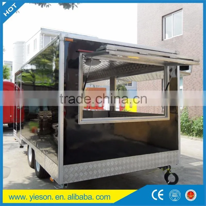 Heavy-duty china mobile food cart ice cream crepe van / Welcome to ask Yogurt truck food