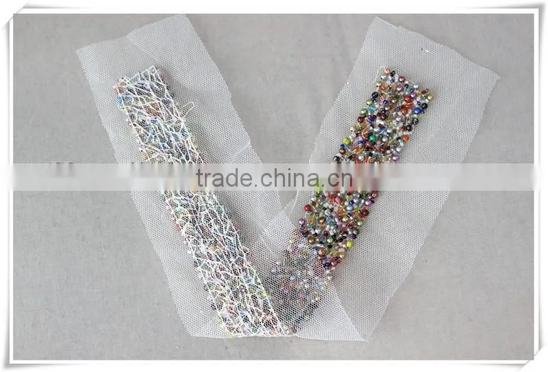 2016 New arrival Handmade mutilcolor pearl beads trimming for casual garments decoration