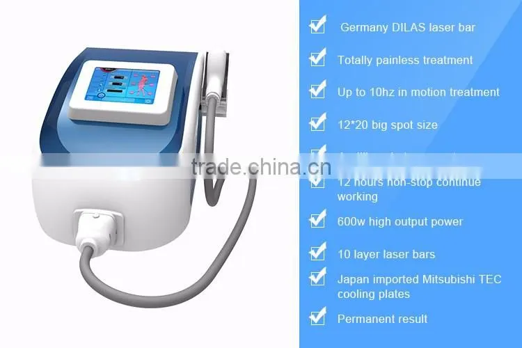 Hair Laser Removal Diodo With CE portable diode laser hair removal machine for sale