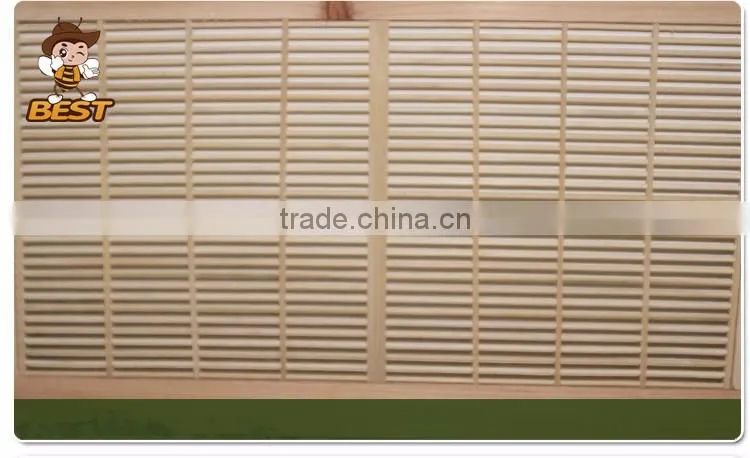 Beekeeping Fir Wood Frame Bamboo Sticks Vertical Queen Excluder