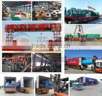 Large capacity high output coconut shell charcoal carbonization furnace
