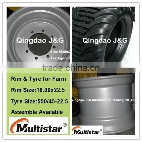 500/60-22.5, 550/60-22.5 trailer axle