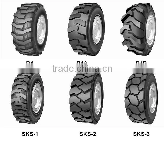R4 16.9-24 16.9-28 17.5L-24 19.5L-24 21L-24 Solid Bias Industrial Tire