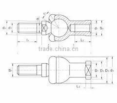 SQZ..RS Series Ball joint rod ends
