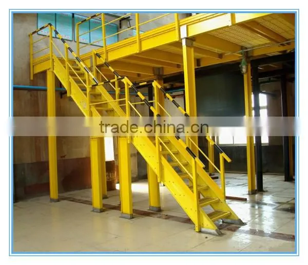 Anti-corrosion fiberglass platform step ladder