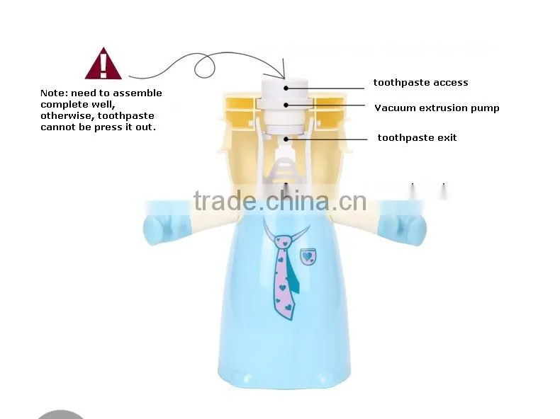 kids automatic toothpaste dispenser toothbrush holder tumbler set