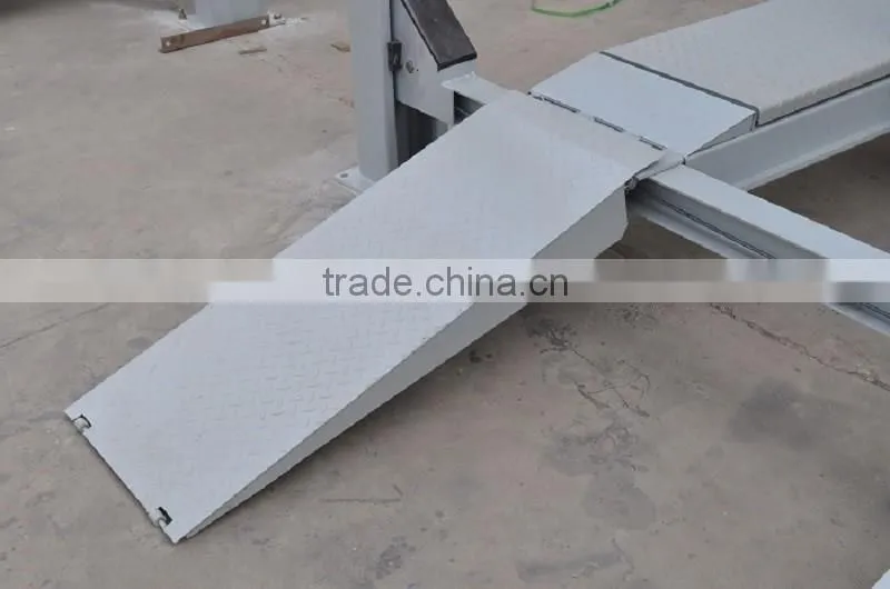 CE Approved Four Post Car Alignment Lift 4T Load