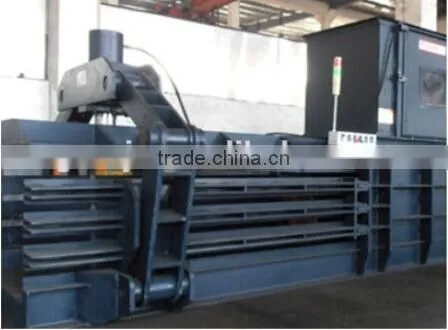 Horizontal Semi-auto Hydraulic baler press for waste paper,plastic bottle,cardboard baling press machine YW3-150T