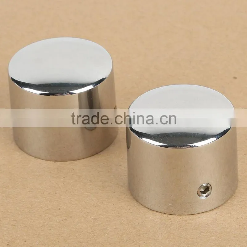 Chrome Front Axle Nut Cover Bolt For Softail Road King Glide FLHT FLHRC