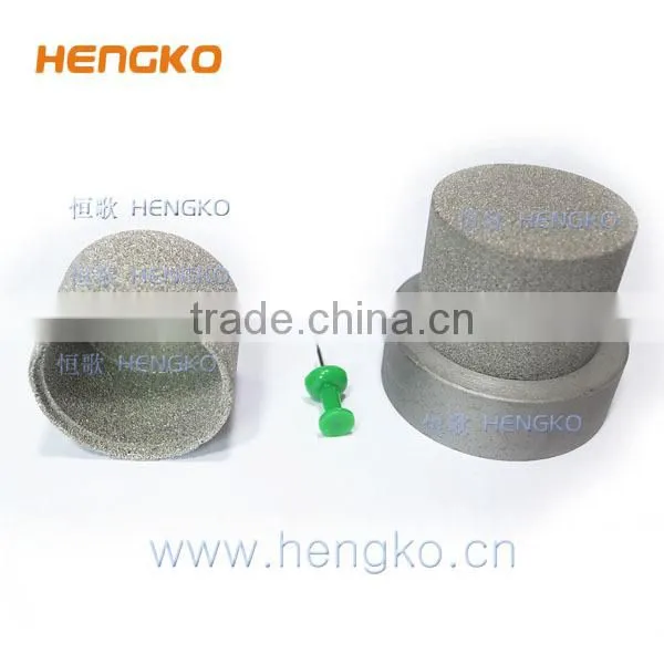 diffusing gases liquids porous metal stainless steel cups