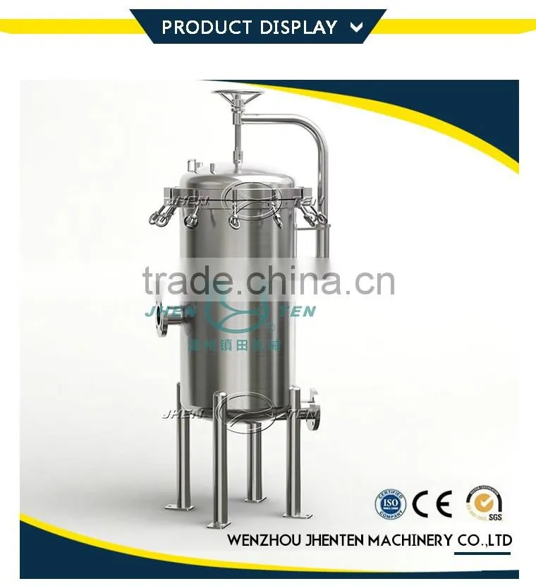 Professional manufacture SS304 SS316 industrial batch excellent quality cartidge filter