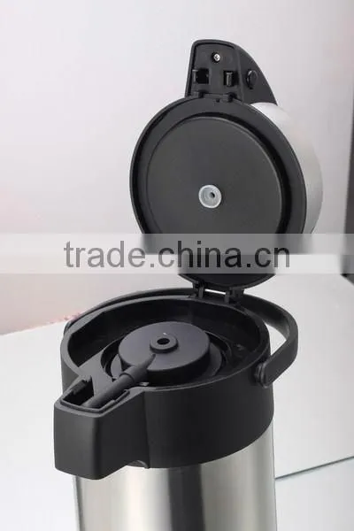 Wide mouth stainless steel air pump pot