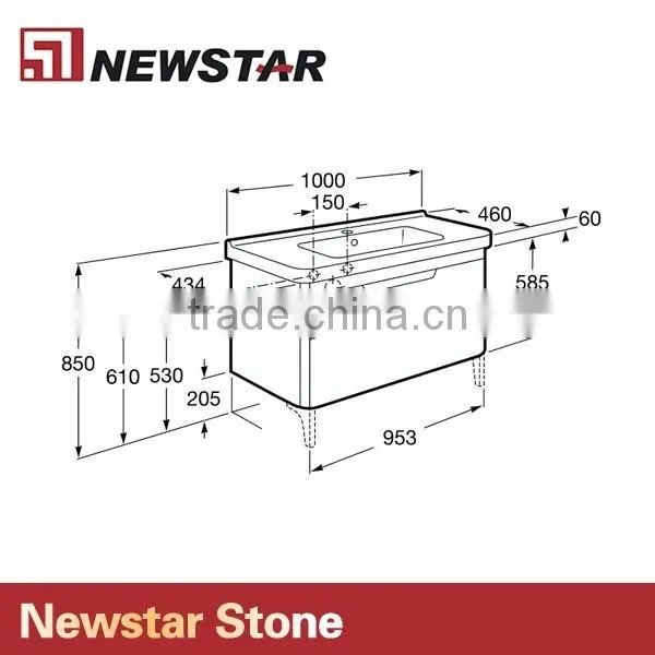 Custom Size Design Bathroom Base Cabinet