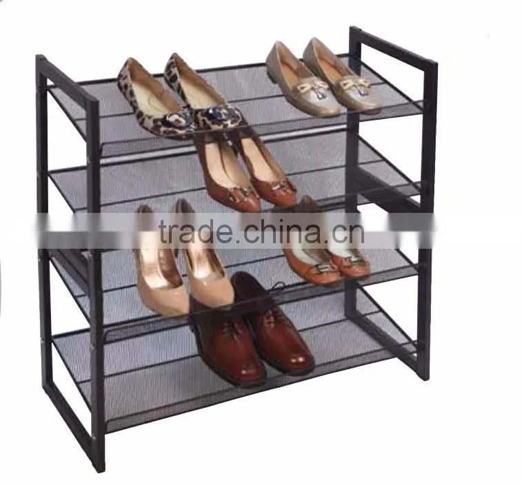 Vivinature shoes storage rack, shoes rack with mesh metal style