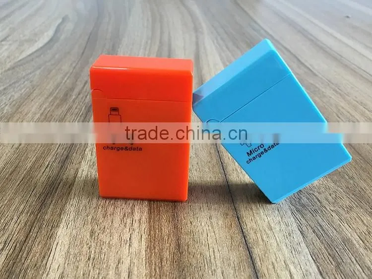 New products 2016 Retractable Lighter Shape fast USB charger cable in mobile phone