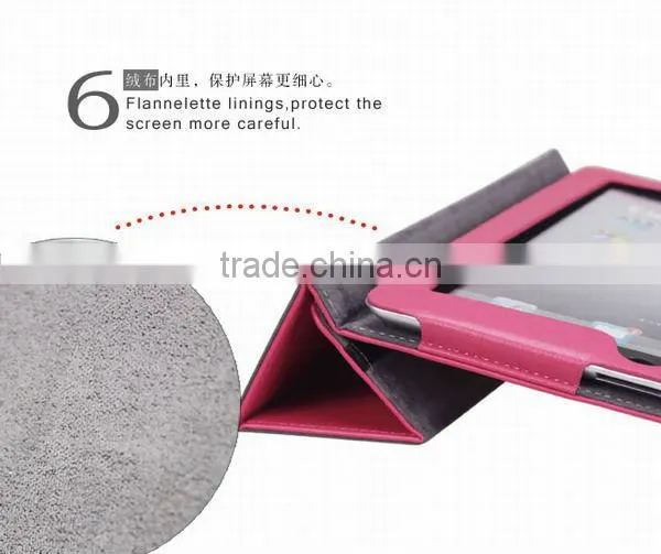 2015 best selling leather case for iPad