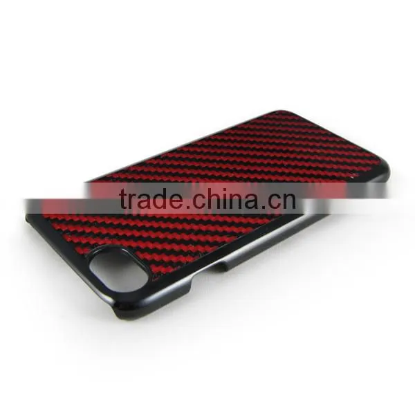 2017 New Hot Selling 4 Colors Available Carbon Fiber Plate Pattern PC Case for iPhone 7