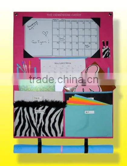 Multi-functional stationery homework folder Multifunctional Homework Caddy Storage Bag For Kid Stationery Storage Bag