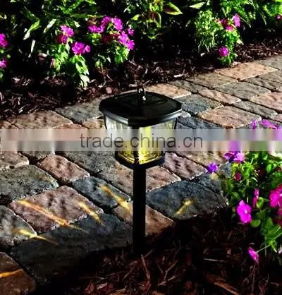 4pk Diecast Aluminum Solar Path Light Outdoor LED Landscape Lawn Garden Lamp -140 mm