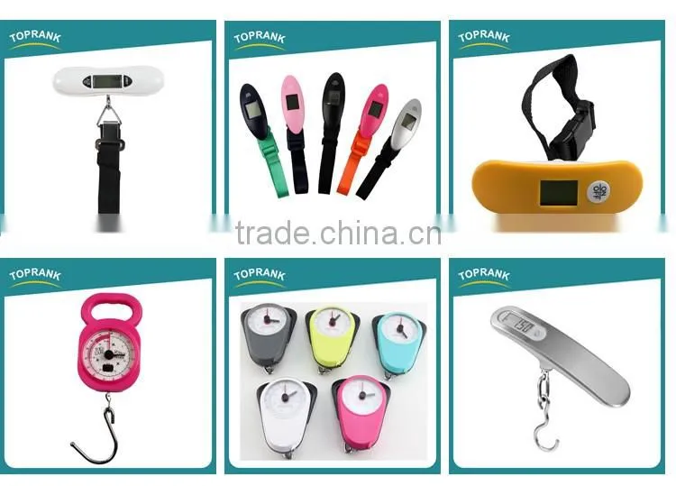 Toprank Popular Digital Luggage Scale 22kg Luggage Weight Scale Mechanical Hanging Fish Scale With 1M Tape Measure