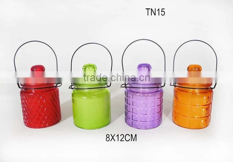 beautiful shapes cylinder horizontal stripe glass spice jar with direct cover for kitch