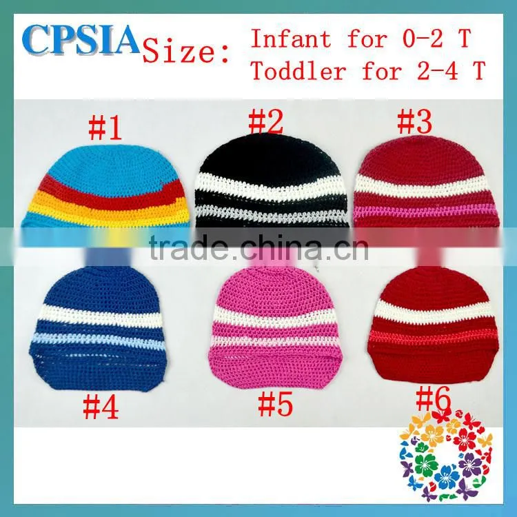 Promotion Baby Hat Summer Crochet Beanie Boy Cheap Funny Hats Baby Caps Child Hat Many Colors for 0-4T