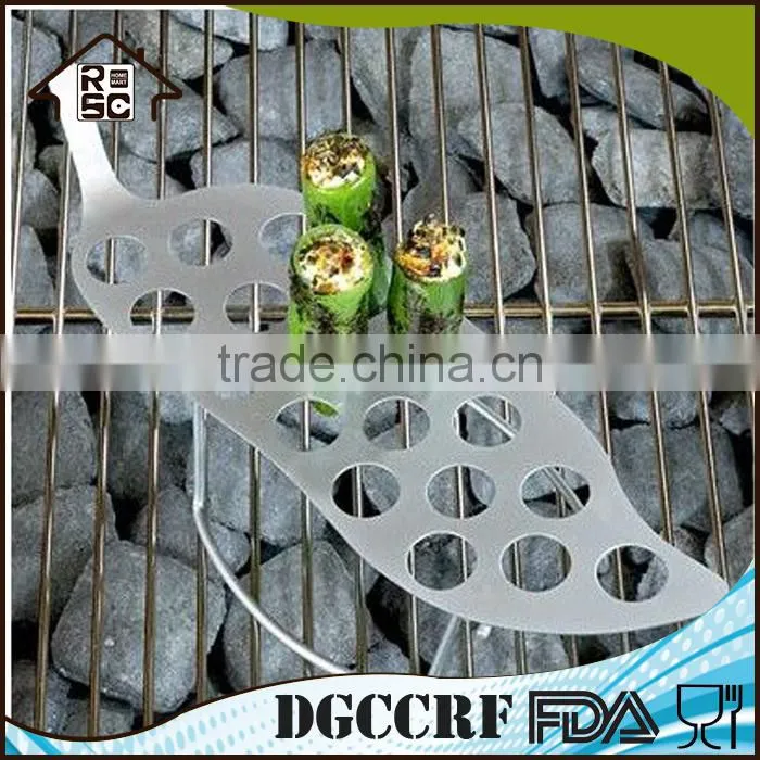 Stainless Steel Chili Rack,Non-stick Chili Pepper Grill Rack,18 Holes Chili Pepper Roasting Rack