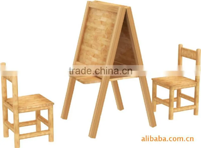 wooden painting easel for kids