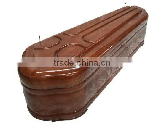 Spain Style antique cheap wooden coffin