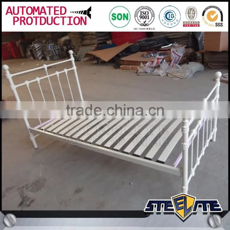 Europe market fashion style metal single bed for bedroom