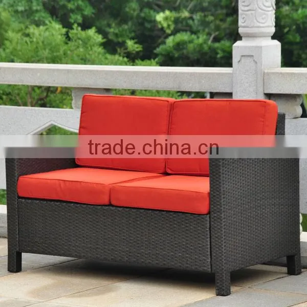 Barcelona Set of 4 Resin Wicker Settee Group
