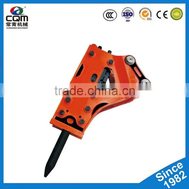 Excavator attachment side type vibro hammer