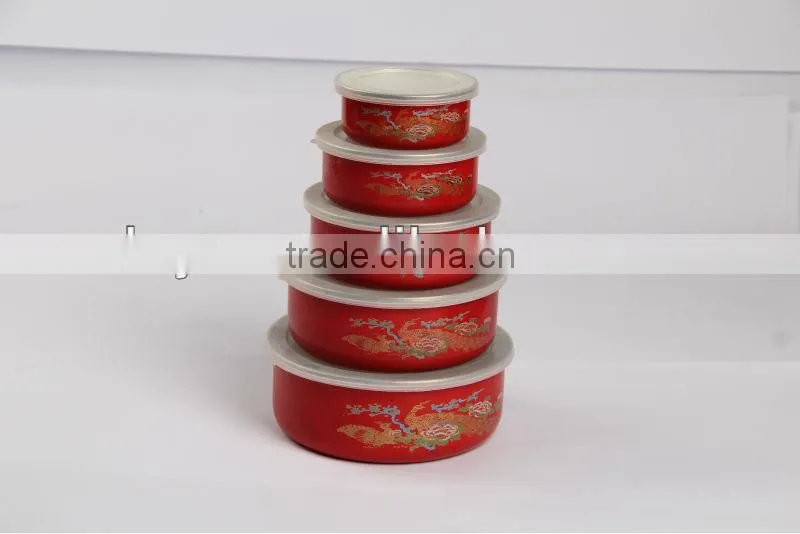 dark color storage bowl sets