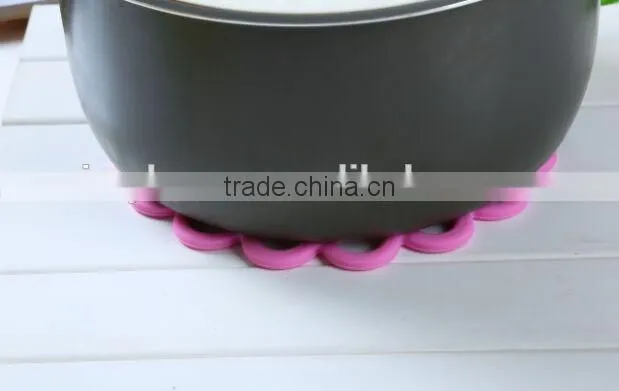High quality silicone mat,heat resistant non-stick pot pad