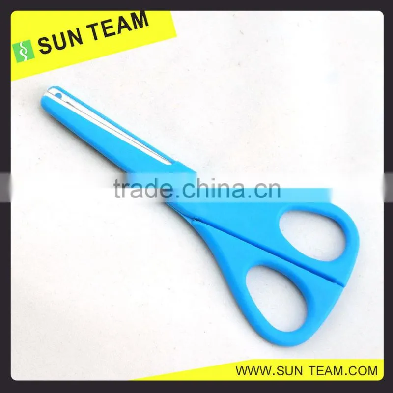 SC043 5-1/4" New design children safe paper cutting student scissors with ABS handle