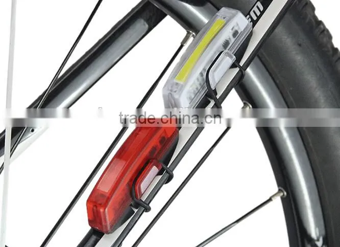 Raypal Waterproof Bicycle Led Lights Led Set USB Rechargeable Bike Light