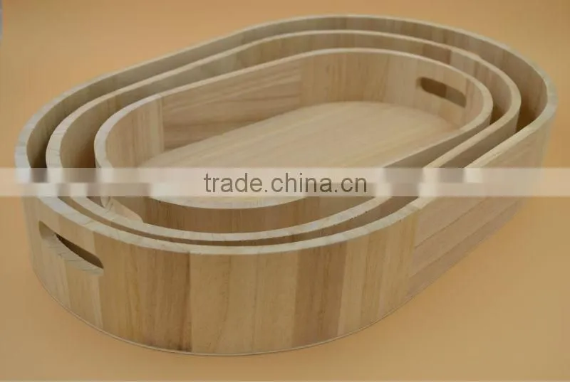 Natural wood tray, custom wood serving tray