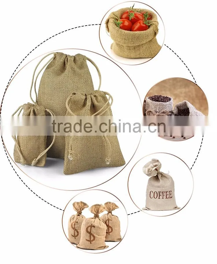 Recycled burlap coffee bean package bags burlap
