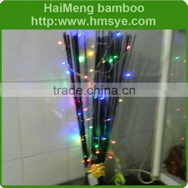 Dyed Green Color Bamboo Flower Stake for plant support