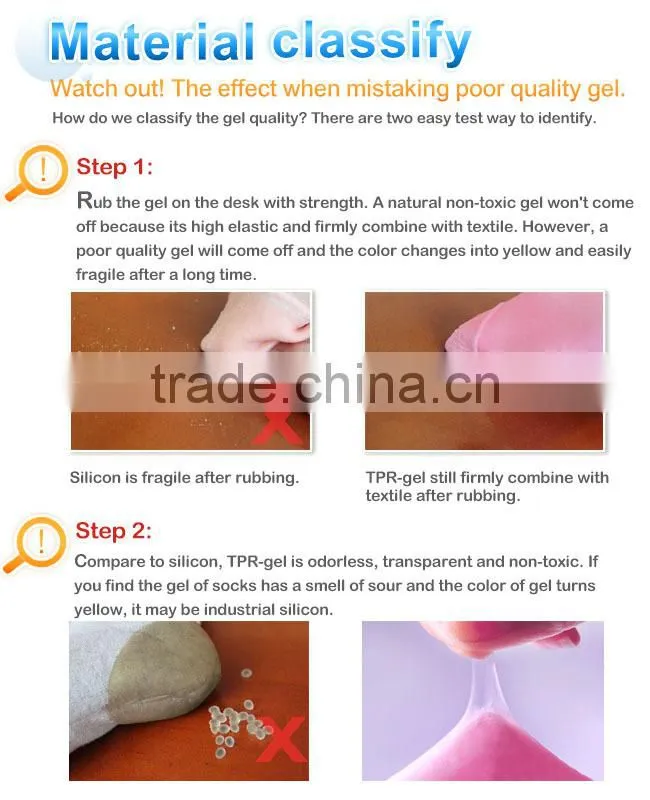 High Heel Gel Insole gel cushion gel pad for ladies