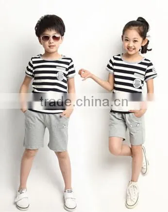Wholesale clothes summer boy set child clothing