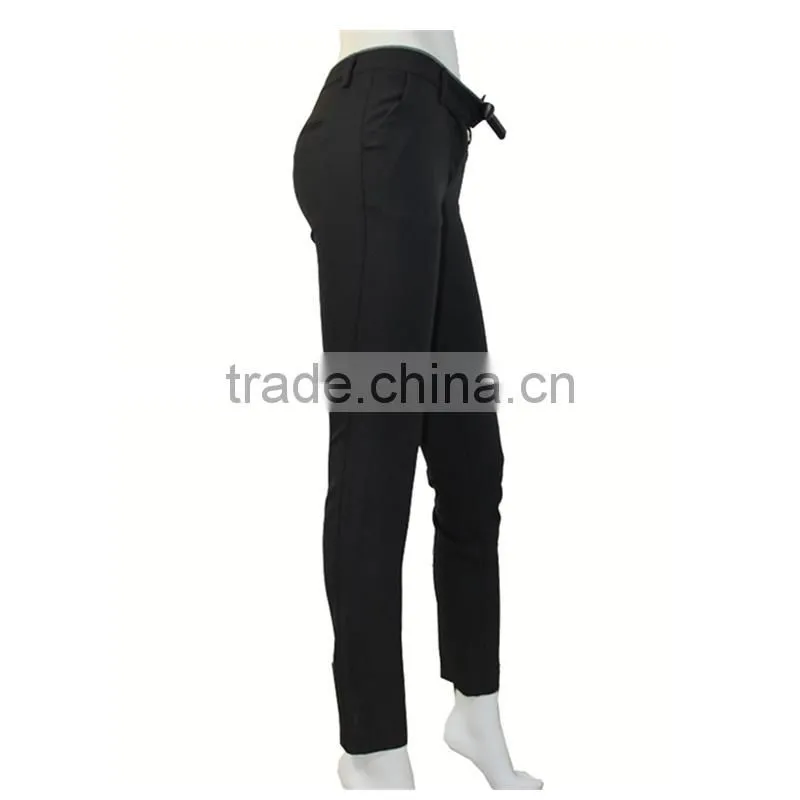 2014 new design women's pants slim fit custom made pants