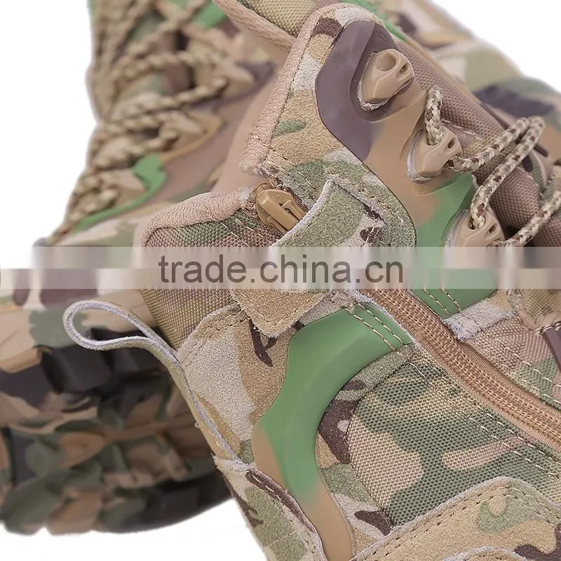 plus size military camouflage tactical boots military desert Combat boots Muliti Camo Outdoor mountain military boots