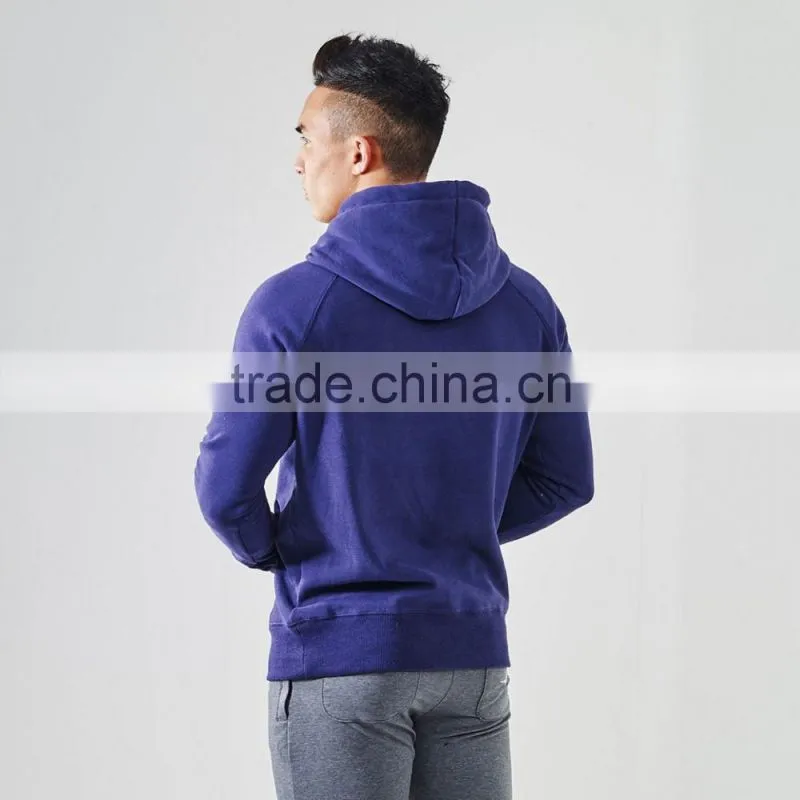 Custom Muscle Fit Polar Gym Jacket Men Fleece Sweatshirt Pullover Hoodie