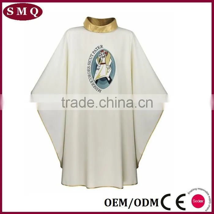 Divine Mercy Chasuble with central woven orphrey