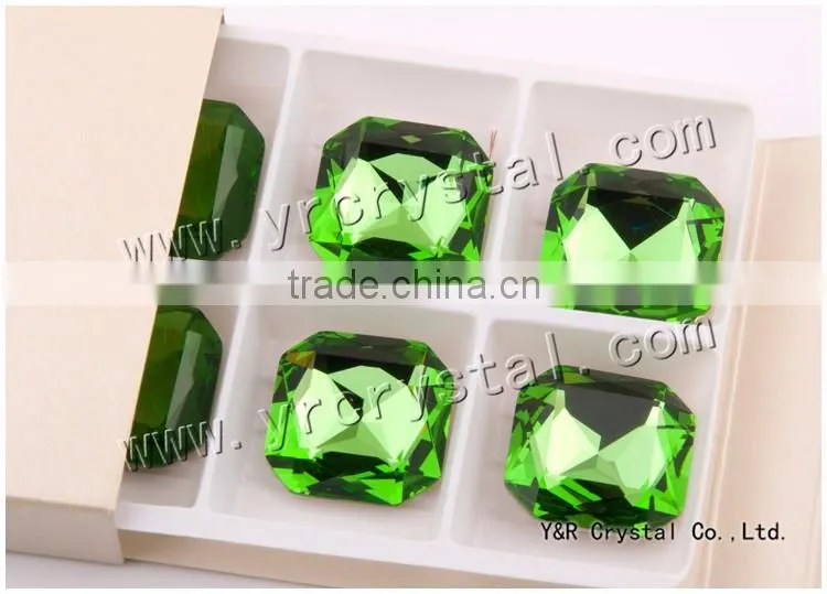 4675 Peridot Crystal Beads 23*23mm Jewellery Making Materials Beads