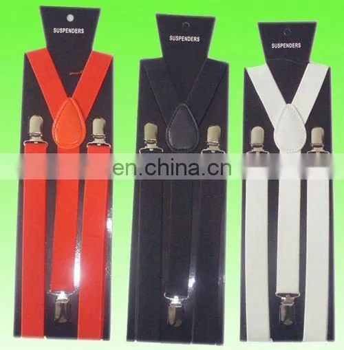 Wholesale Cheap Classic Solid Colour Suspender, fashion suspenders, clips suspenders