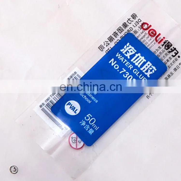 Automatic machine packaging factory supply colored heat shrink sleeve for water glue packaging