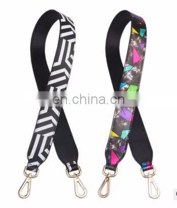 Buttferly printing Extra long bag strap bag belt